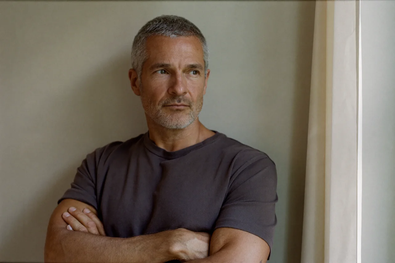 Man in his 40s